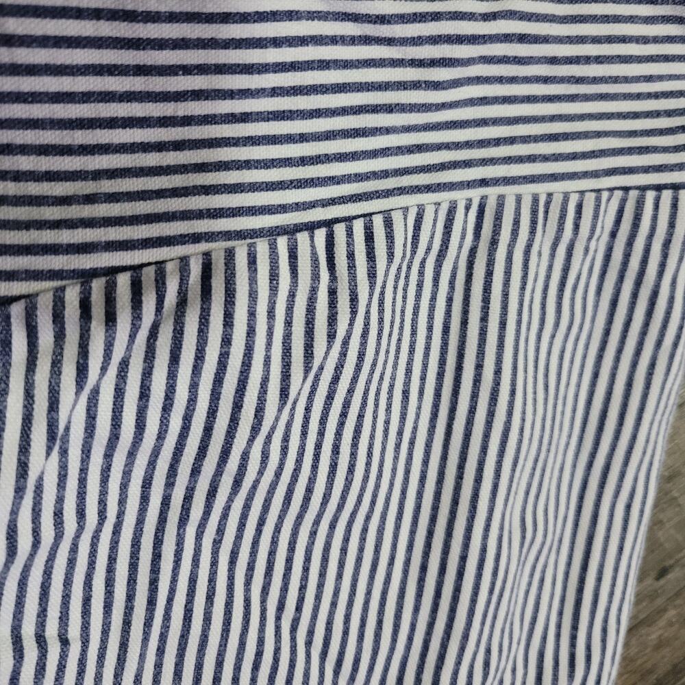Vintage 80’s Hangten Sailor Cropped Blouse Sz L USA TAG Chic Classy Indie - Picture 8 of 12